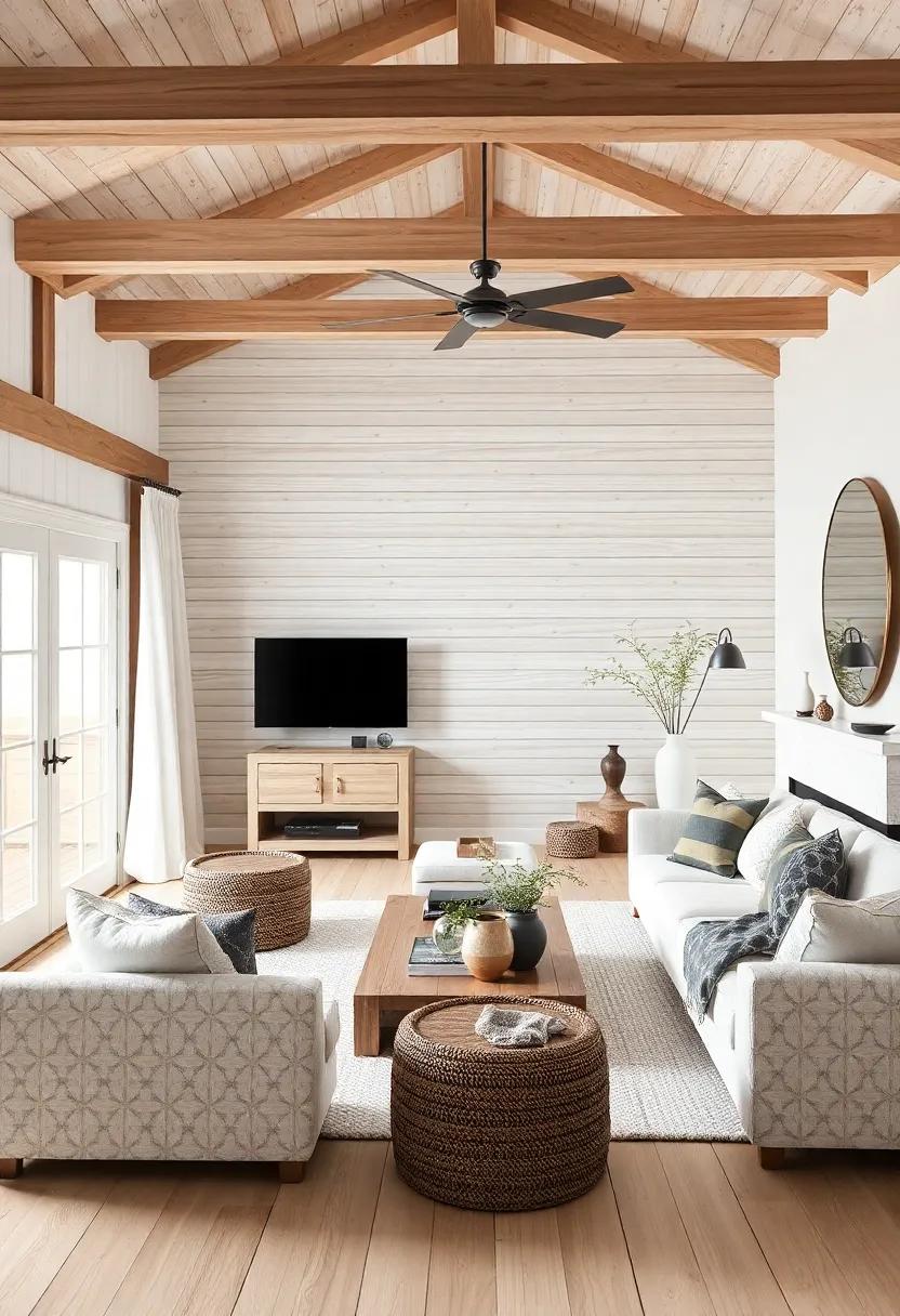 Integrating Earthy⁢ Tones to ⁣Complement Soft Whitewashed Wood