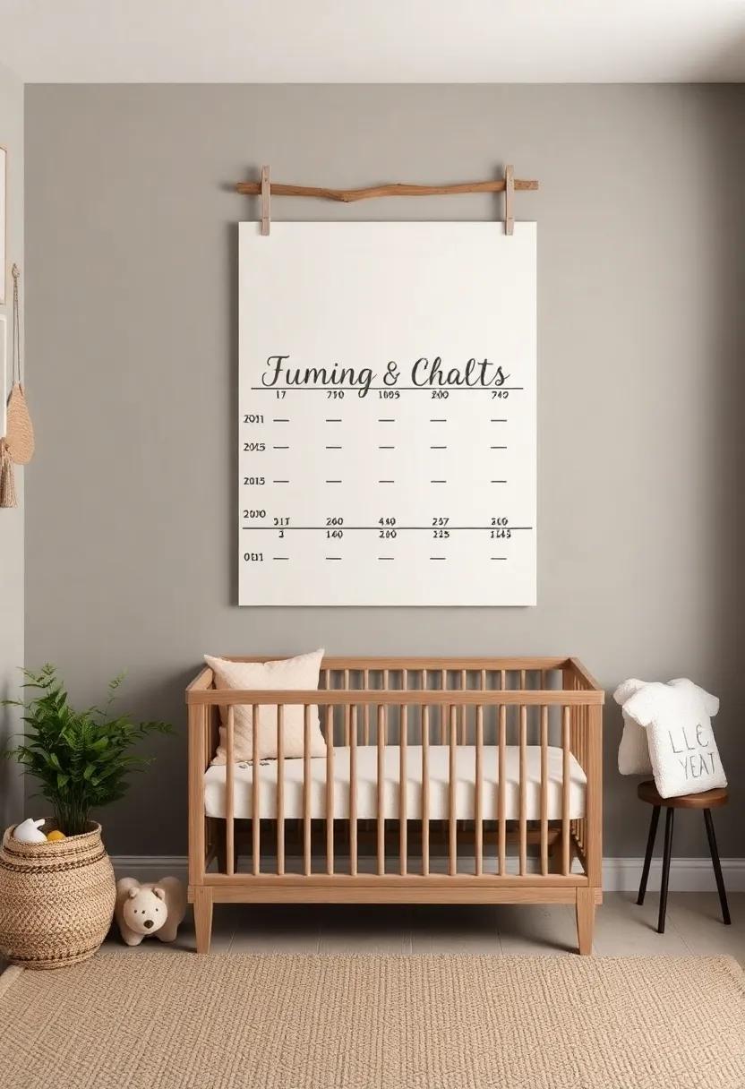 Charming Growth Charts to Celebrate Milestones in Rustic Style