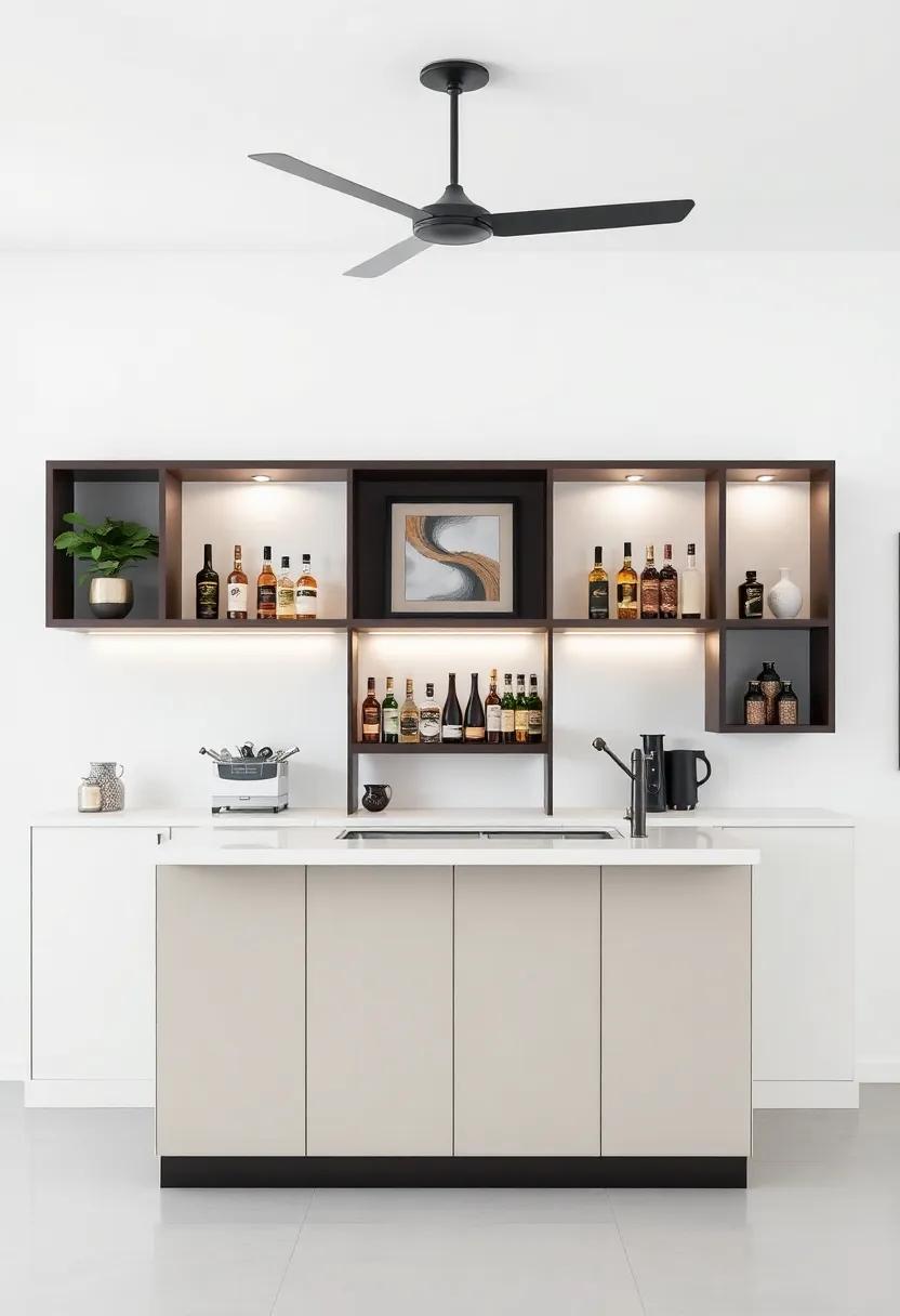 Customized Shelving Ideas for Unique bars