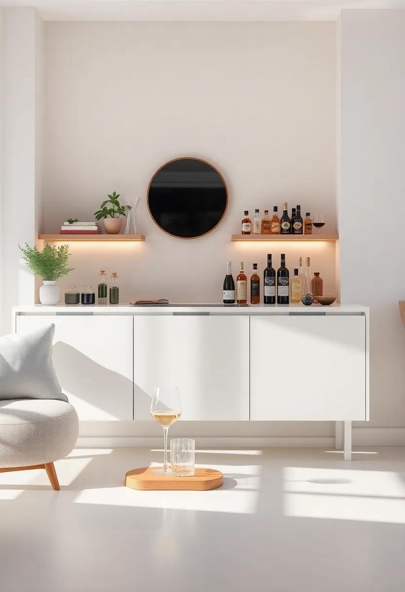 Sleek and Stylish Barware for Compact living