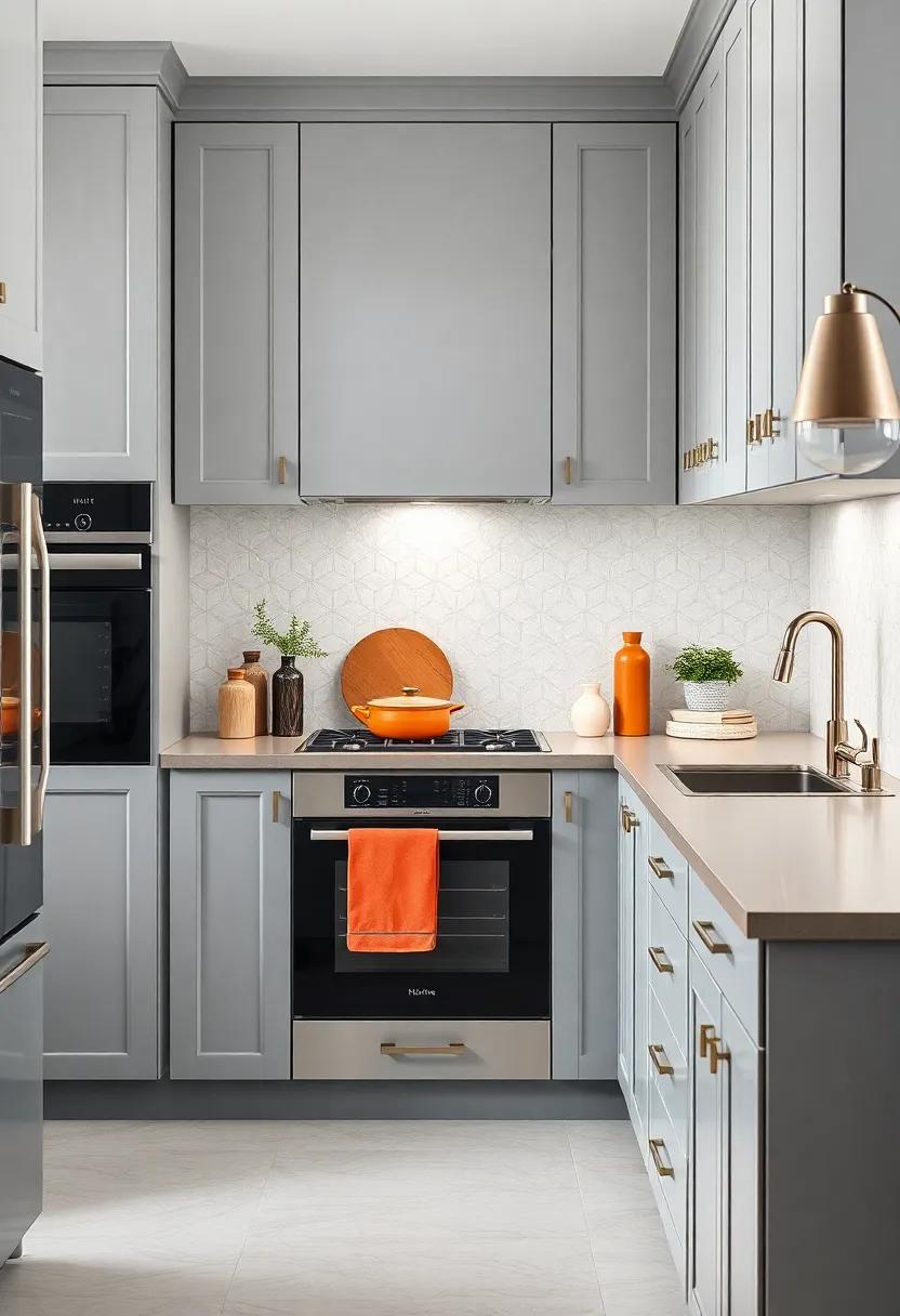 Accents and Accessories: boosting Your Grey Kitchen with‌ Colorful Elements