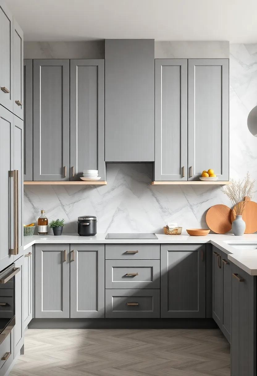 Cozy and Inviting: Creating‍ Warmth⁢ with Grey Cabinets and Natural Elements