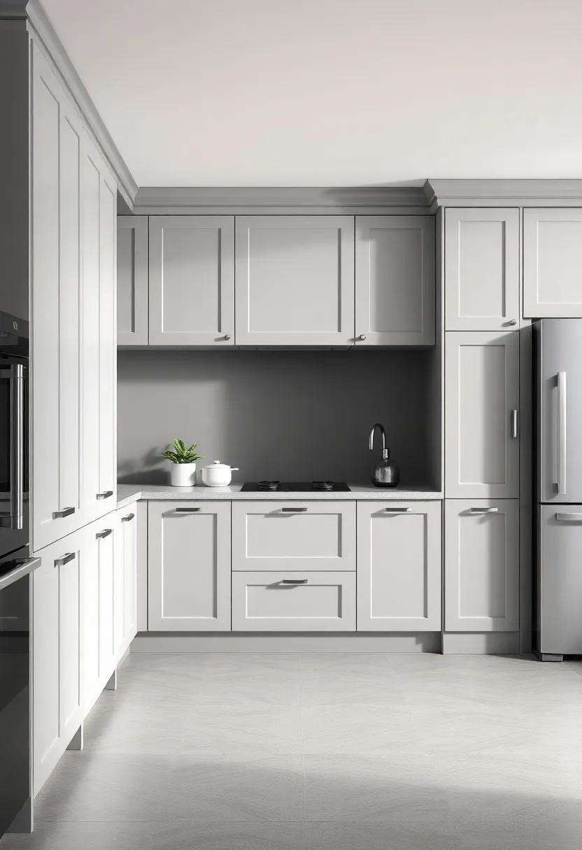 Creating a ⁣Timeless Aesthetic: Grey Cabinets in Modern and Classic Designs