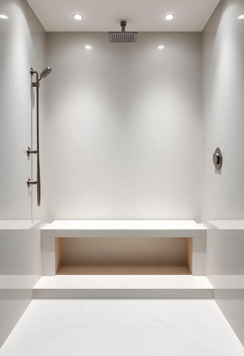 Luxury⁢ Shower Seating:⁣ Elevating Comfort with⁢ Stylish Built-In⁢ Benches