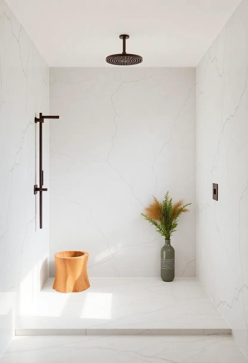 Nature-Inspired Serenity: ⁣Using⁢ Natural materials for a Calming Shower Retreat