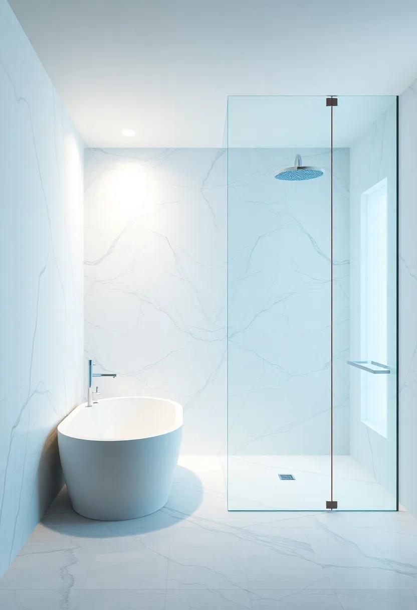 Open Concept Showers:‌ Merging Spaces‌ for ⁤a Seamless Bathroom ⁣Experience