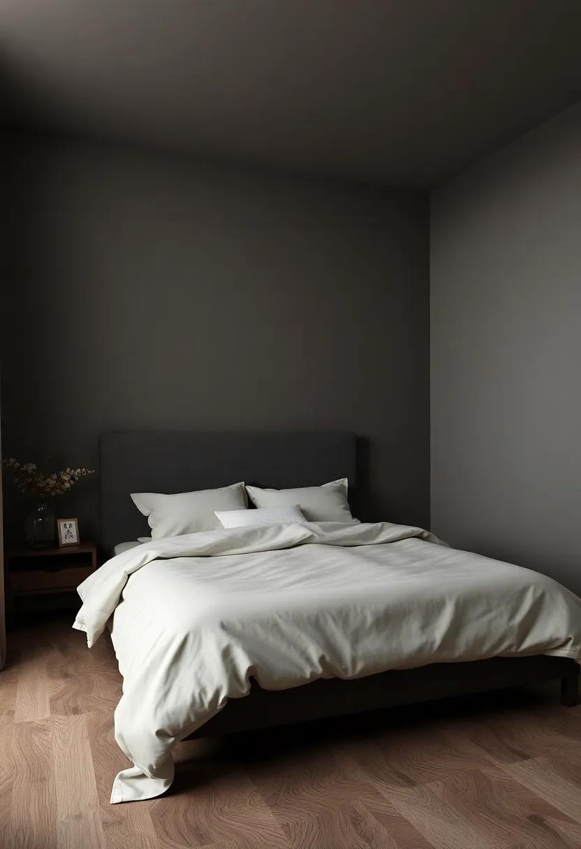 Dramatic Dark‍ Shades to evoke Intimacy and​ Comfort in Your Bedroom Sanctuary