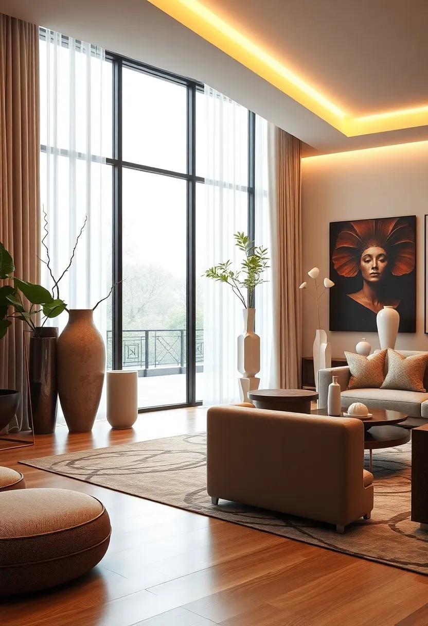 The Impact of Lighting ​on Sculptural Displays in Your Living Room