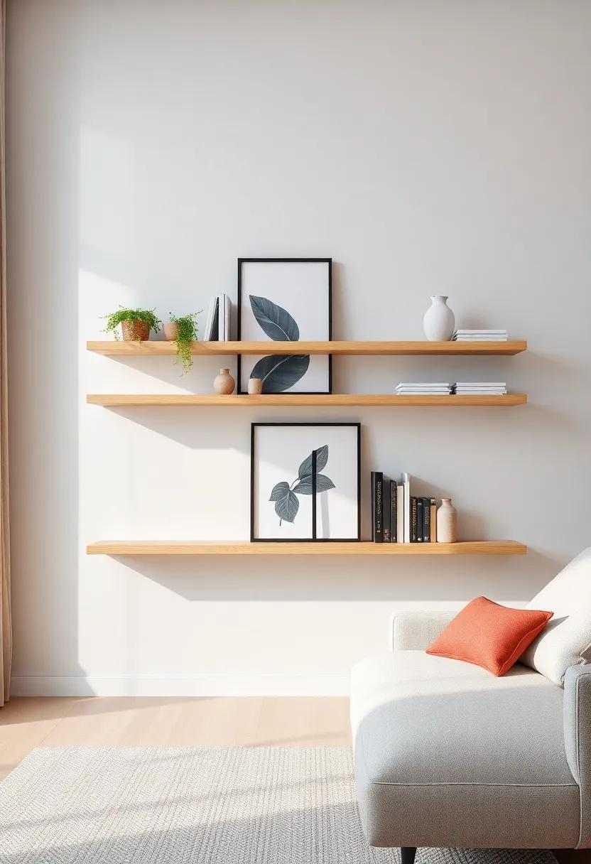 Elevate Your⁣ Walls with floating Shelves‍ as Functional ‌Art Installations