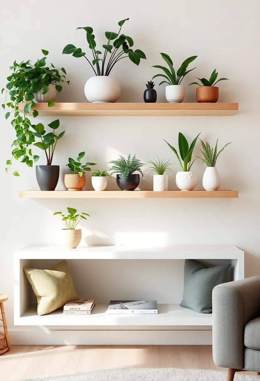 Using Shelves as Plant Displays for a Touch ⁤of Nature Indoors