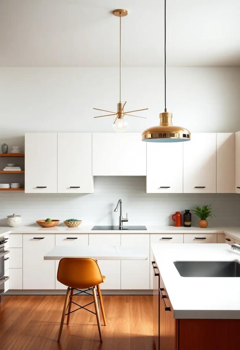 Geometric Patterns: add visual interest with⁣ geometric‍ tiles or wallpaper that nods to the era's love ‌for symmetry, providing a dynamic backdrop that energizes the space