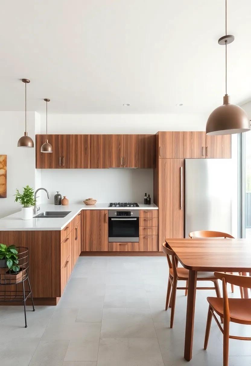 Natural Materials: Incorporate warm woods, such ‍as teak or‍ walnut, which not only bring a ⁢touch of nature indoors but also add warmth and⁤ character to the kitchen space