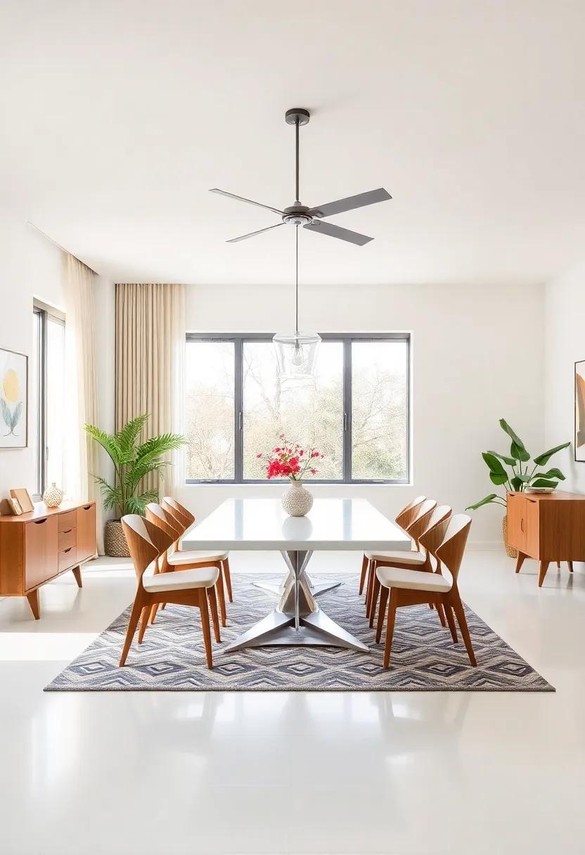 Iconic Furniture Shapes That Define Mid-Century ​Modern Dining Rooms