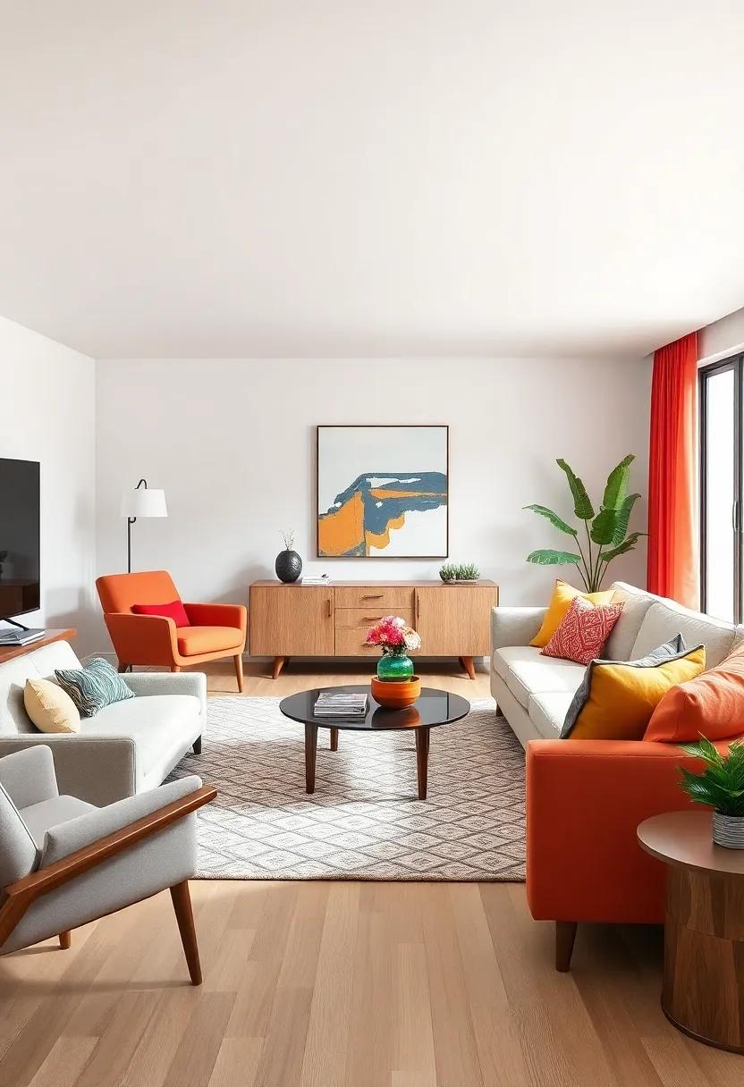 Statement Furniture: Choosing Pieces that Pop ⁤Against Neutral Backdrops