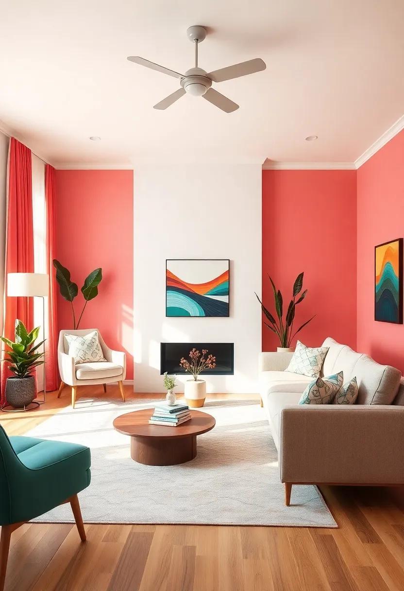 Accent ‍walls: Creating Visual Focal Points with bold‍ Paint Choices
