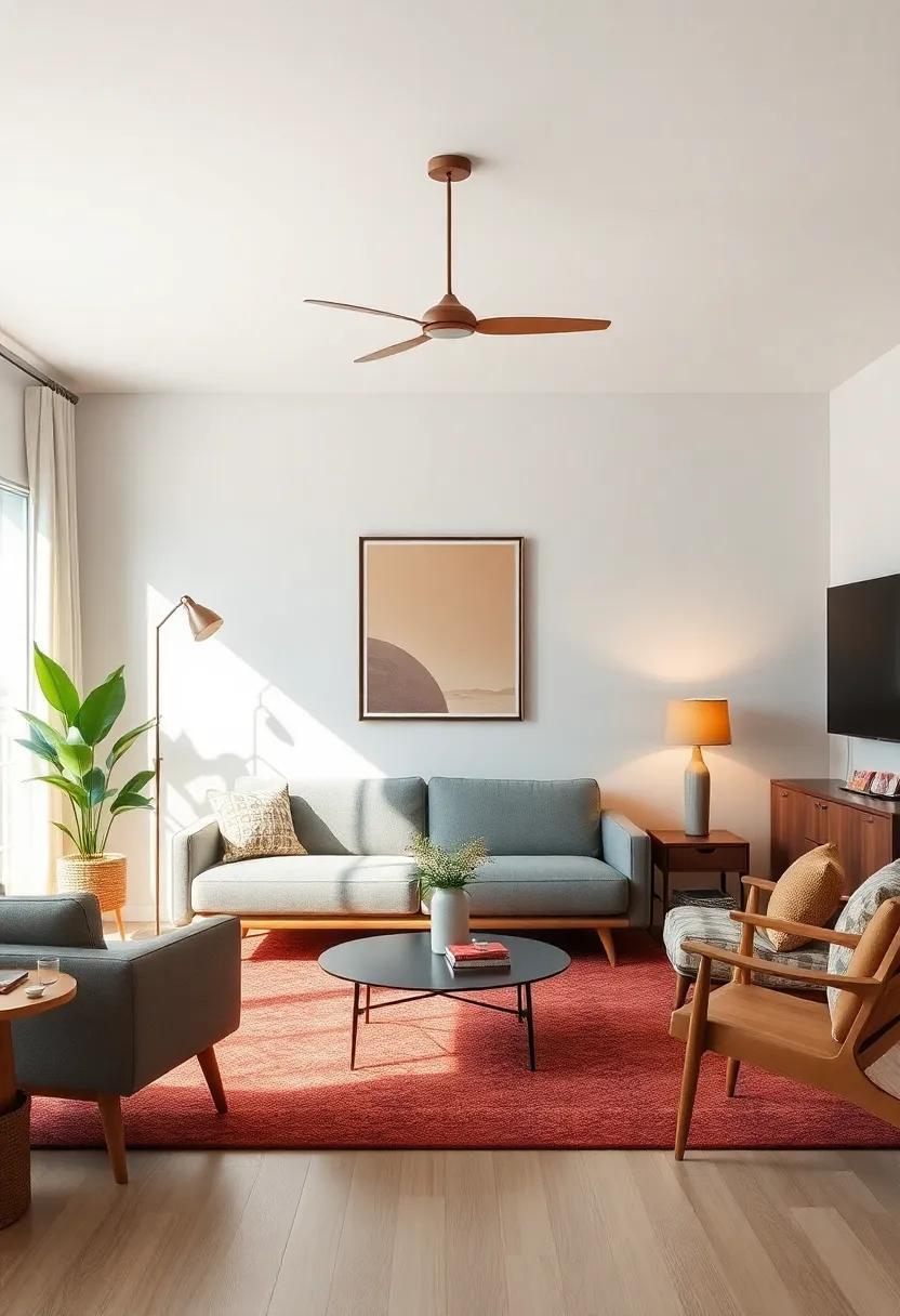 Color ‍Palettes That Set the mood in Mid-Century Vintage Living Rooms