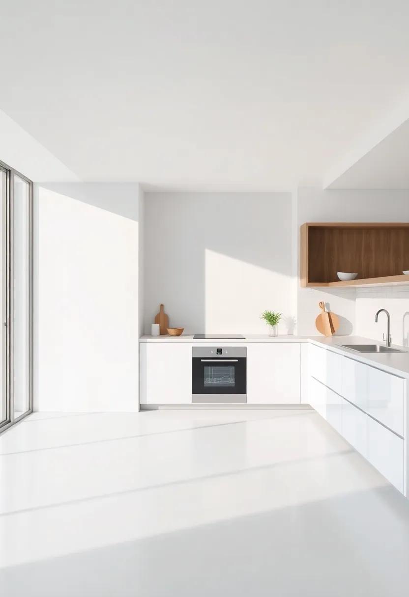 Embracing Open Spaces⁣ Through Minimalist Kitchen‍ Design