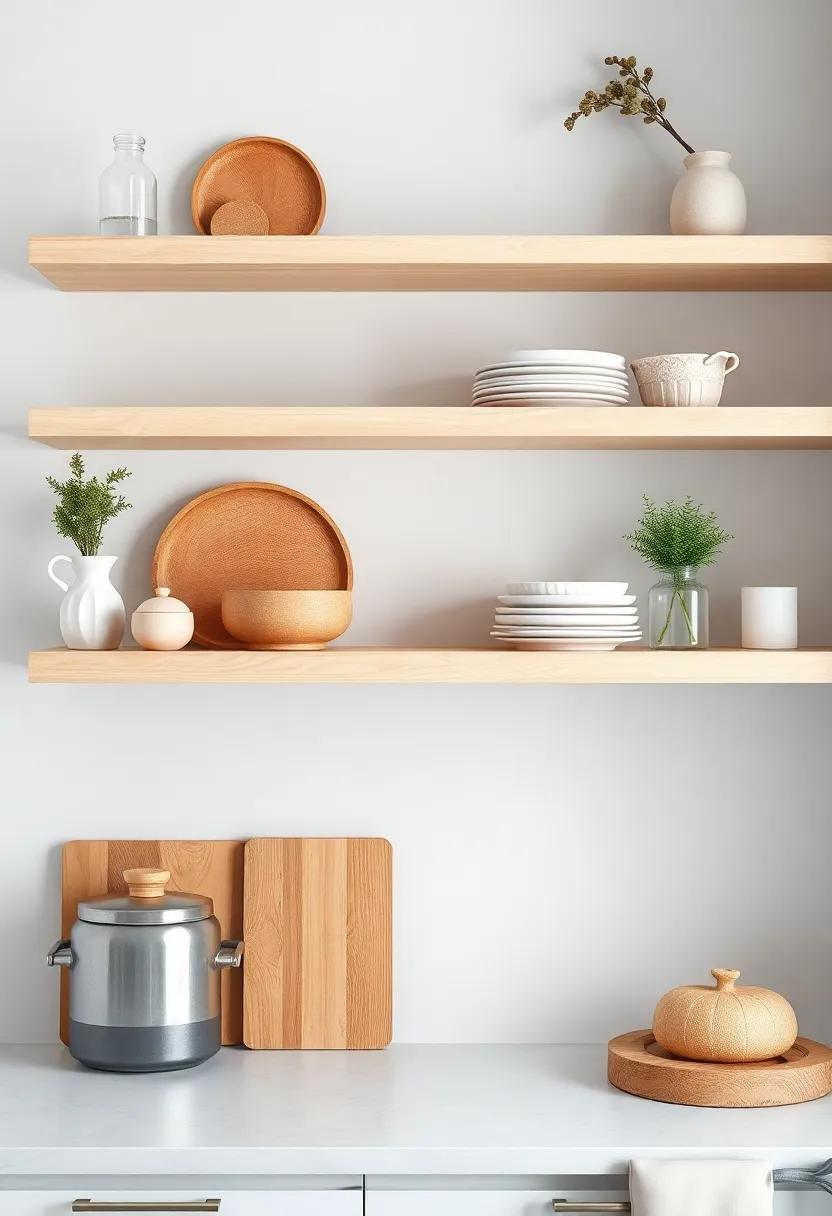 Incorporating‍ Natural Textures ⁣to Enhance Your Minimalist Kitchen⁢ Shelves