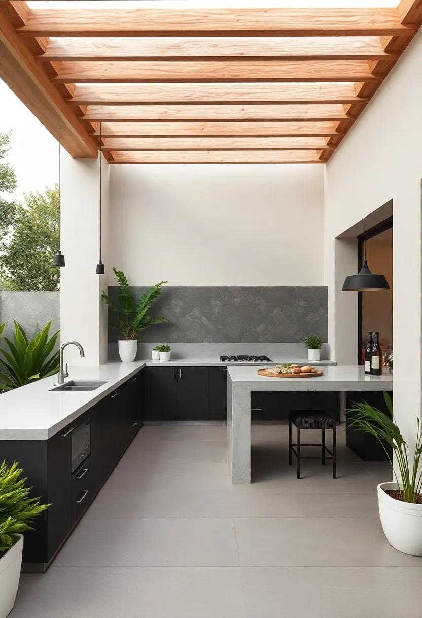 Outdoor Kitchens: ⁣Combining Functionality with Sophistication