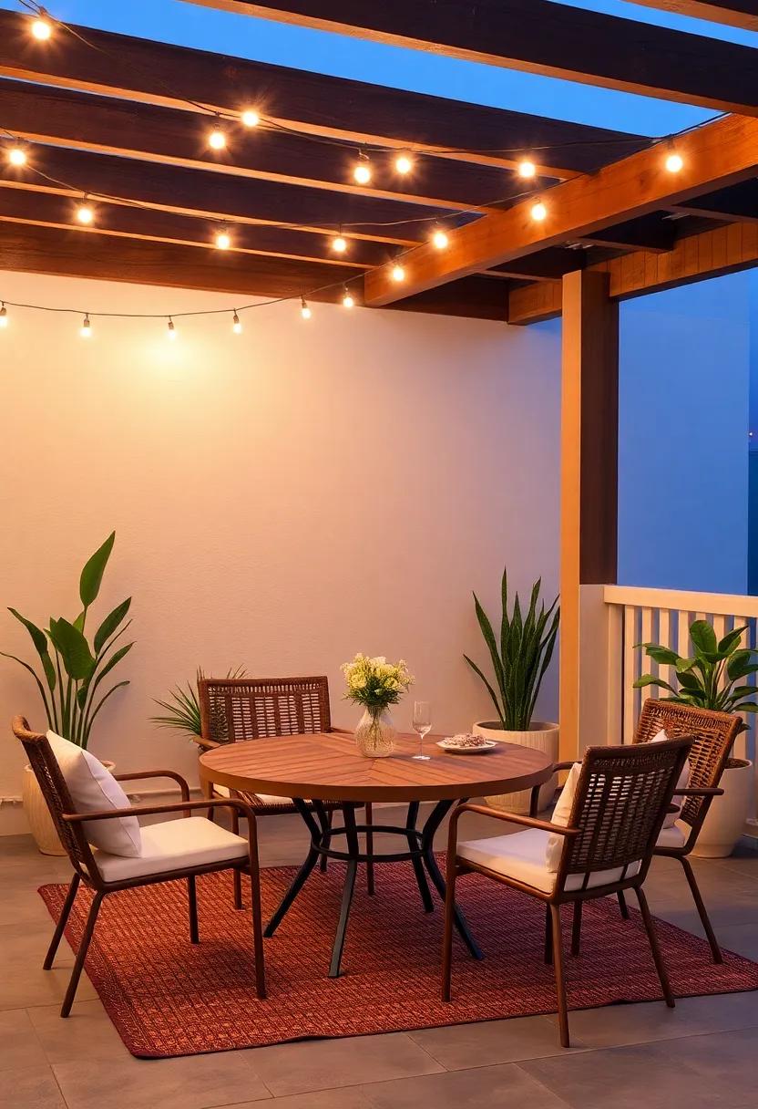 Matching​ Furniture: Harmonizing ⁣Your Patio ⁤Decor with Your String Light Choice