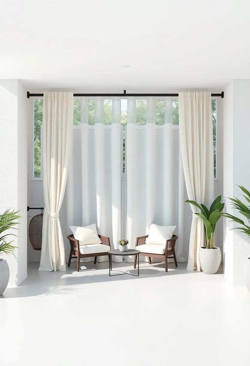 Creating a Sanctuary with Outdoor Curtains as a Serenity shield