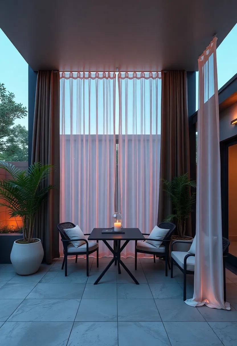 Elevating Evening Gatherings with Beautiful ‌Outdoor Drape Solutions