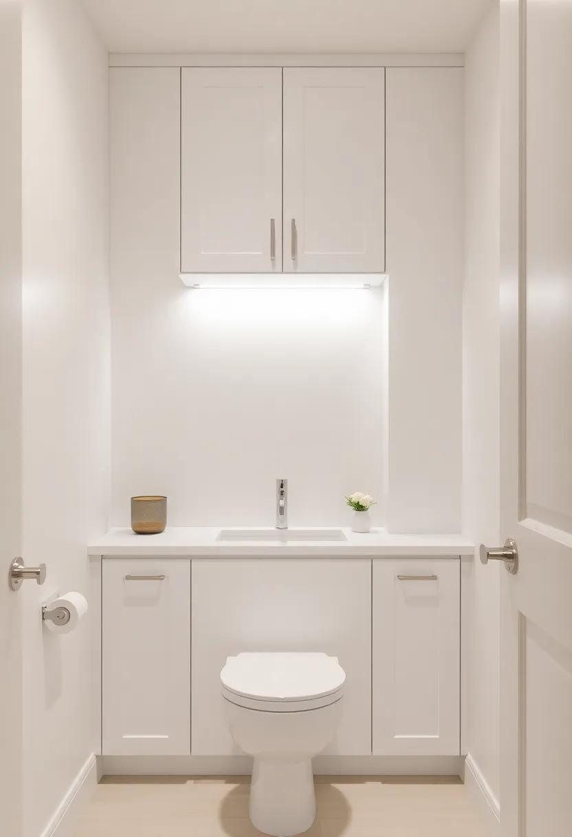 Smart Lighting Designs Complementing Cabinet Features