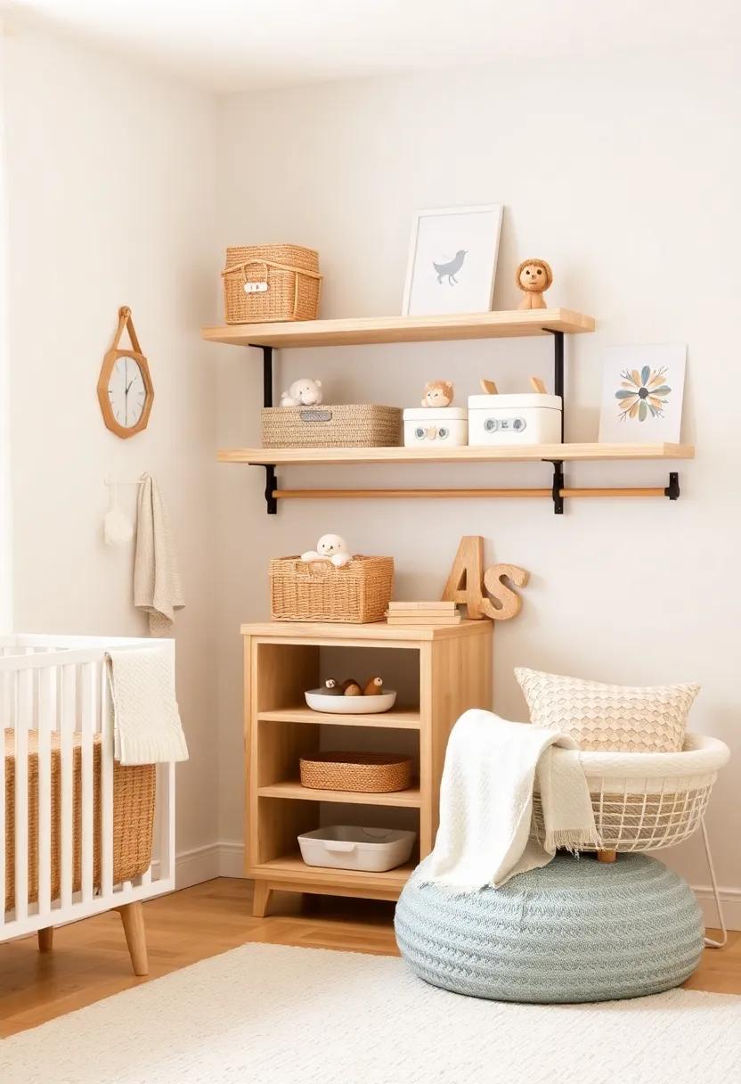 Thoughtful Storage Solutions for​ a Tidy and Functional Nursery