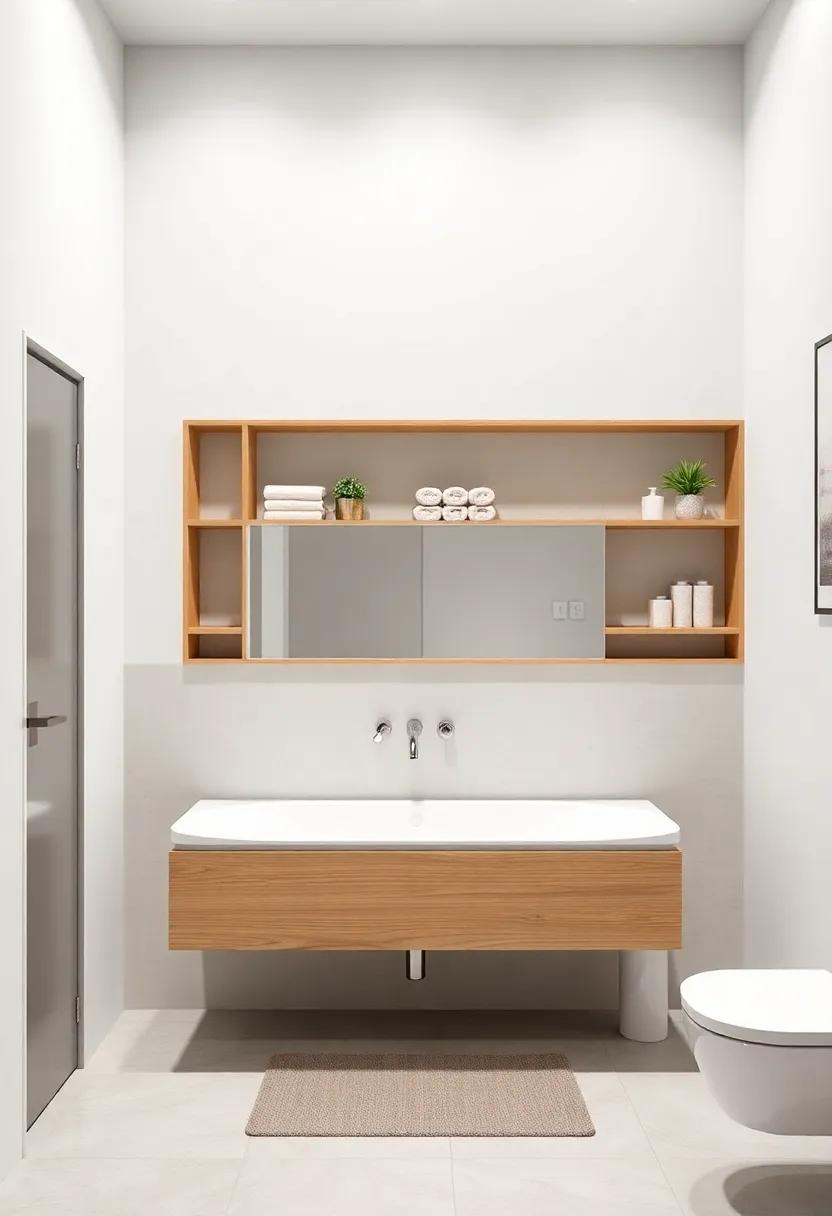 Functional Elegance: Innovative ‌Storage Solutions for Minimalist Bathroom Walls