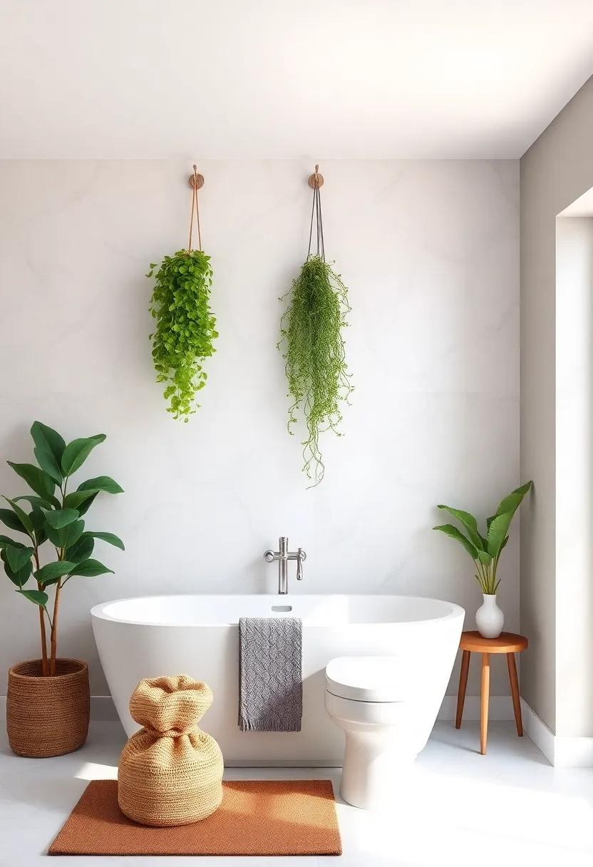 Integrating Nature: The Role⁣ of Indoor Plants in bathroom Wall ⁢Design