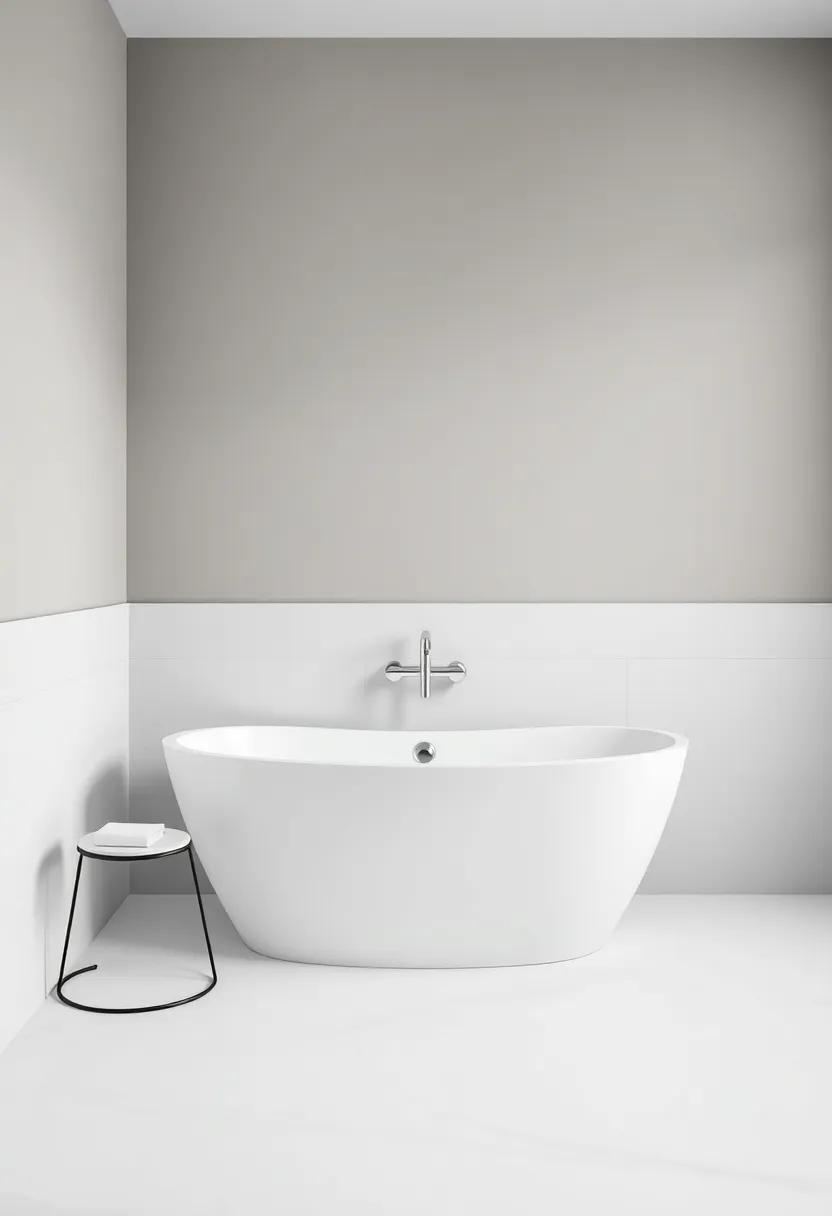 Layering Shades: Creating Depth with Monochromatic‌ Bathroom Walls