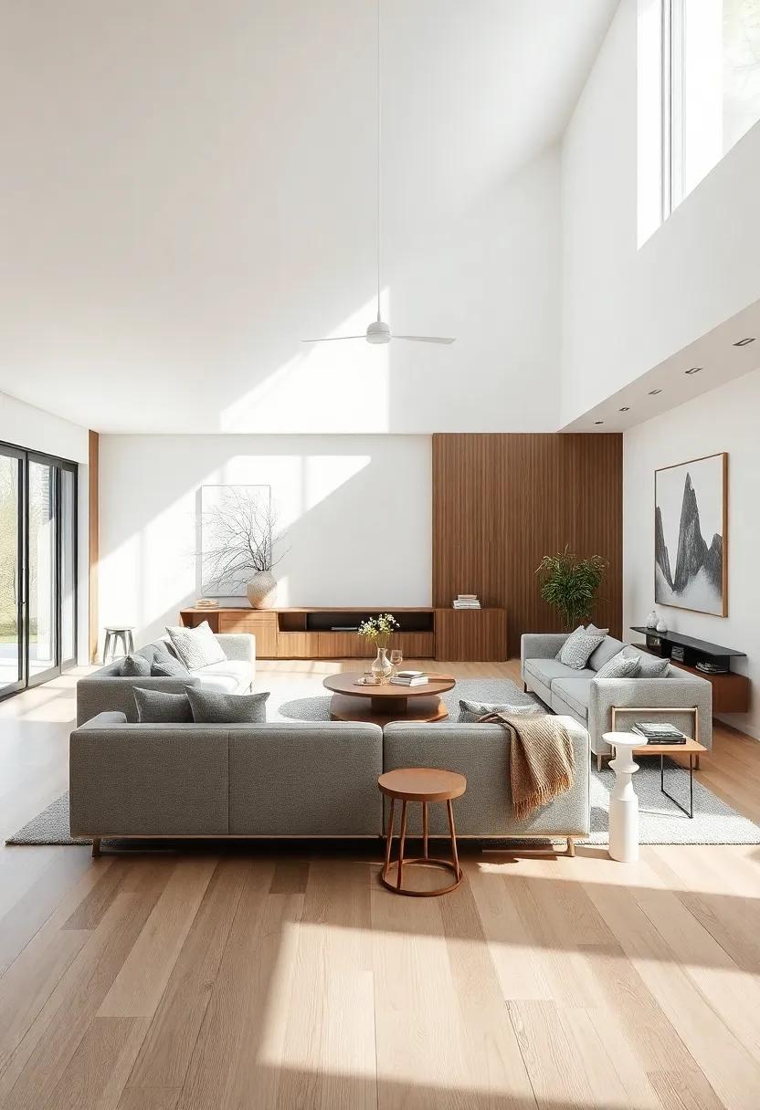 Embracing Natural ⁤Light in​ Scandinavian Open Concept Living ⁤Spaces