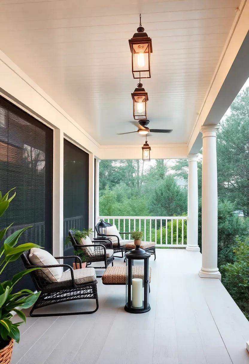 A Nautical⁤ Touch: Maritime Lanterns for a Coastal porch Retreat