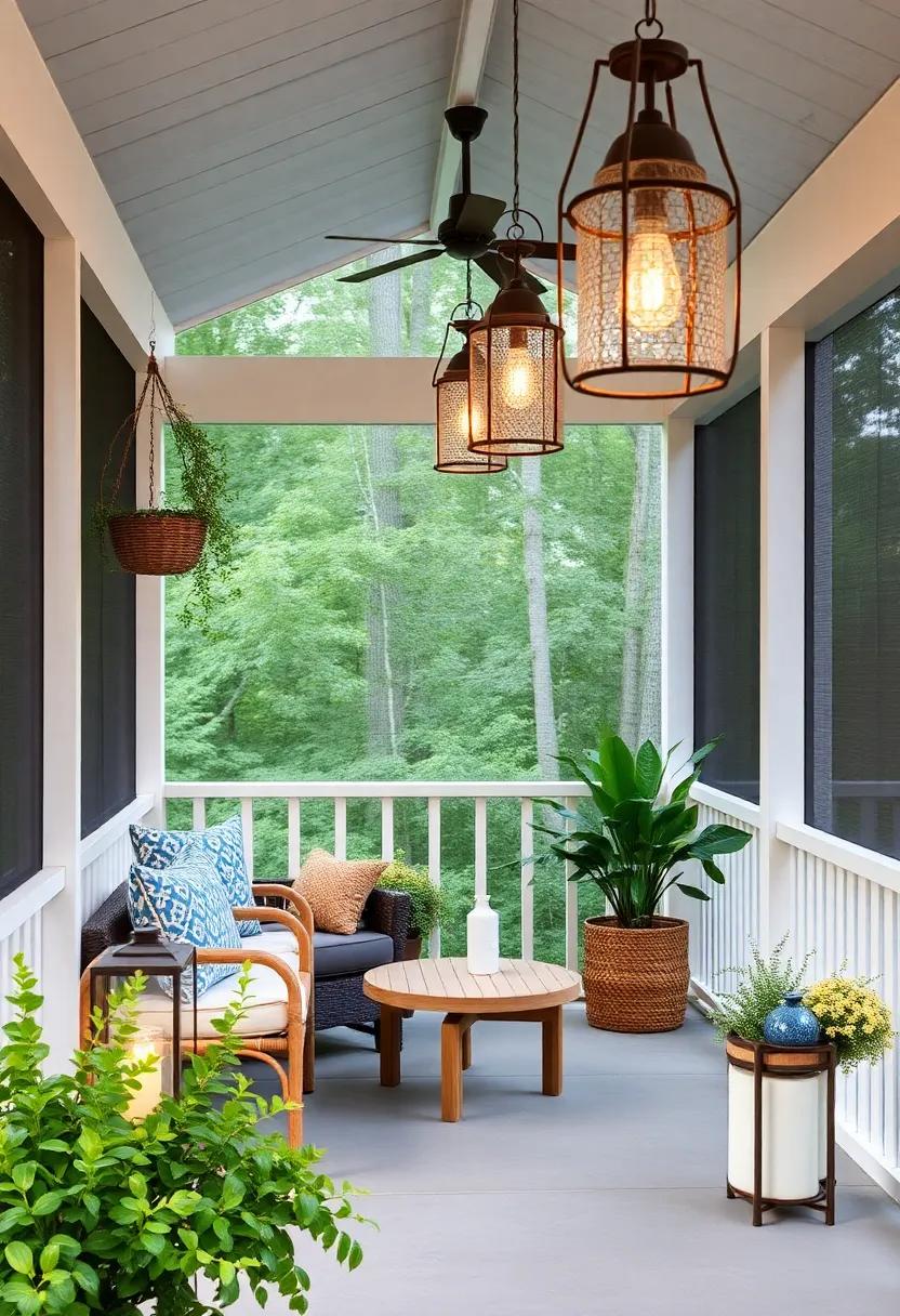 Transform Your Porch with Boho chic Lantern Styles for a ‌Laid-Back Vibe