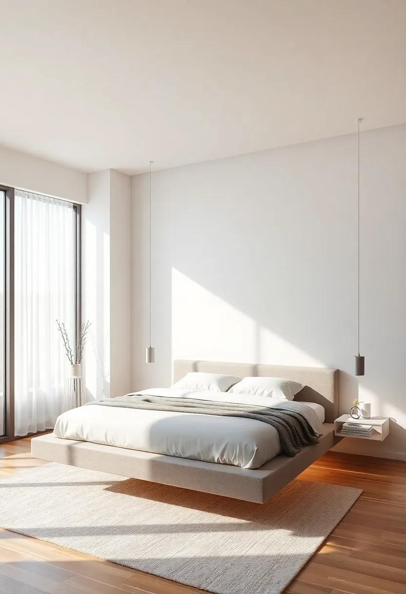 Floating Bed Concepts That Create an ⁢Illusion of Space and Airiness