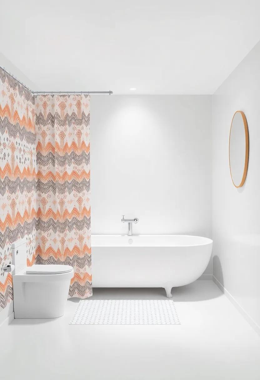 Shower Curtains as Focal points: Expressing Personality with Patterns