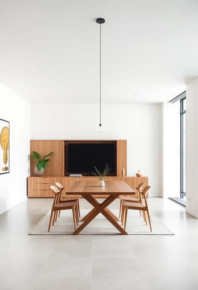 Incorporating Foldable Dining Tables into Open Concept Living Spaces