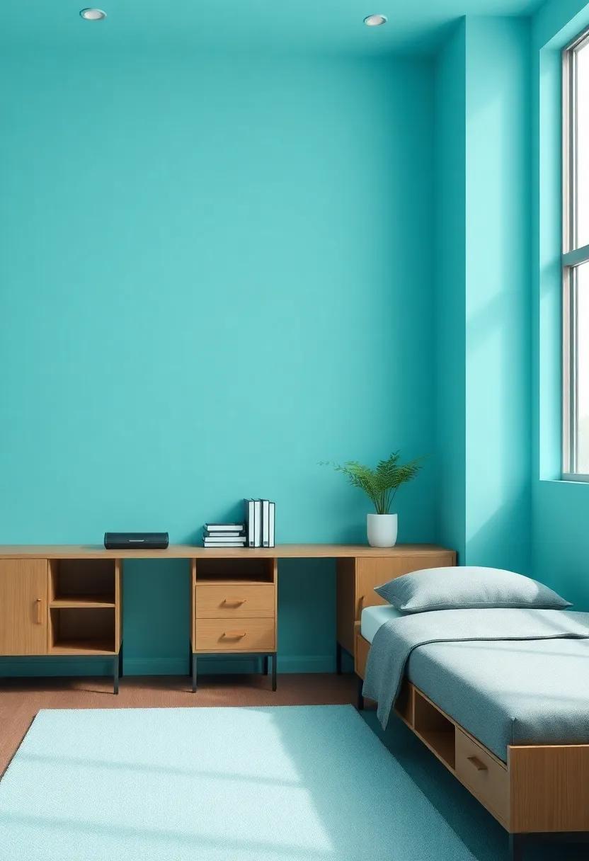 Creating Zones: Utilizing Turquoise For Dynamic Spaces