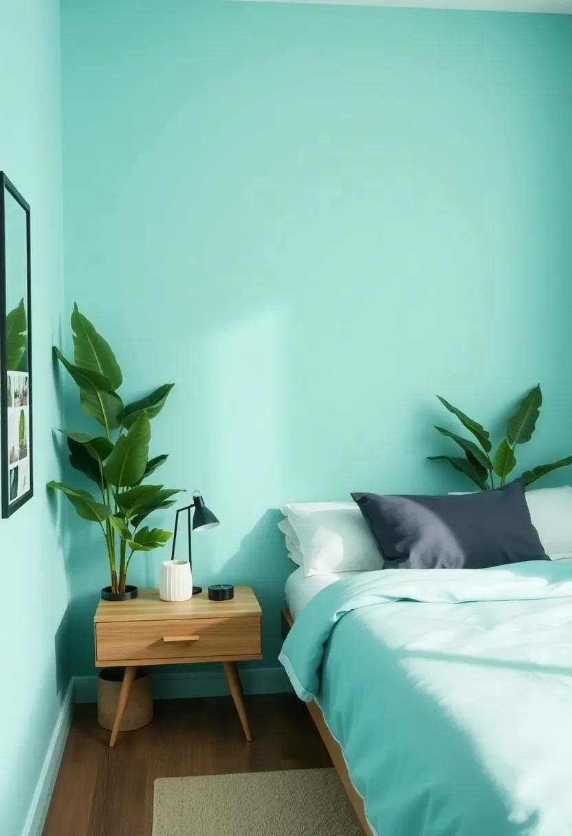 A Touch Of Nature: Incorporating Greenery In Turquoise ⁣Rooms