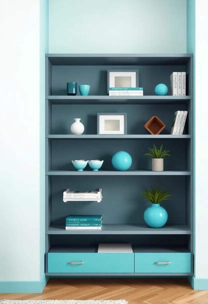 Boys’ Personal Touch: Customizing Shelves ⁢with‍ Turquoise Themes