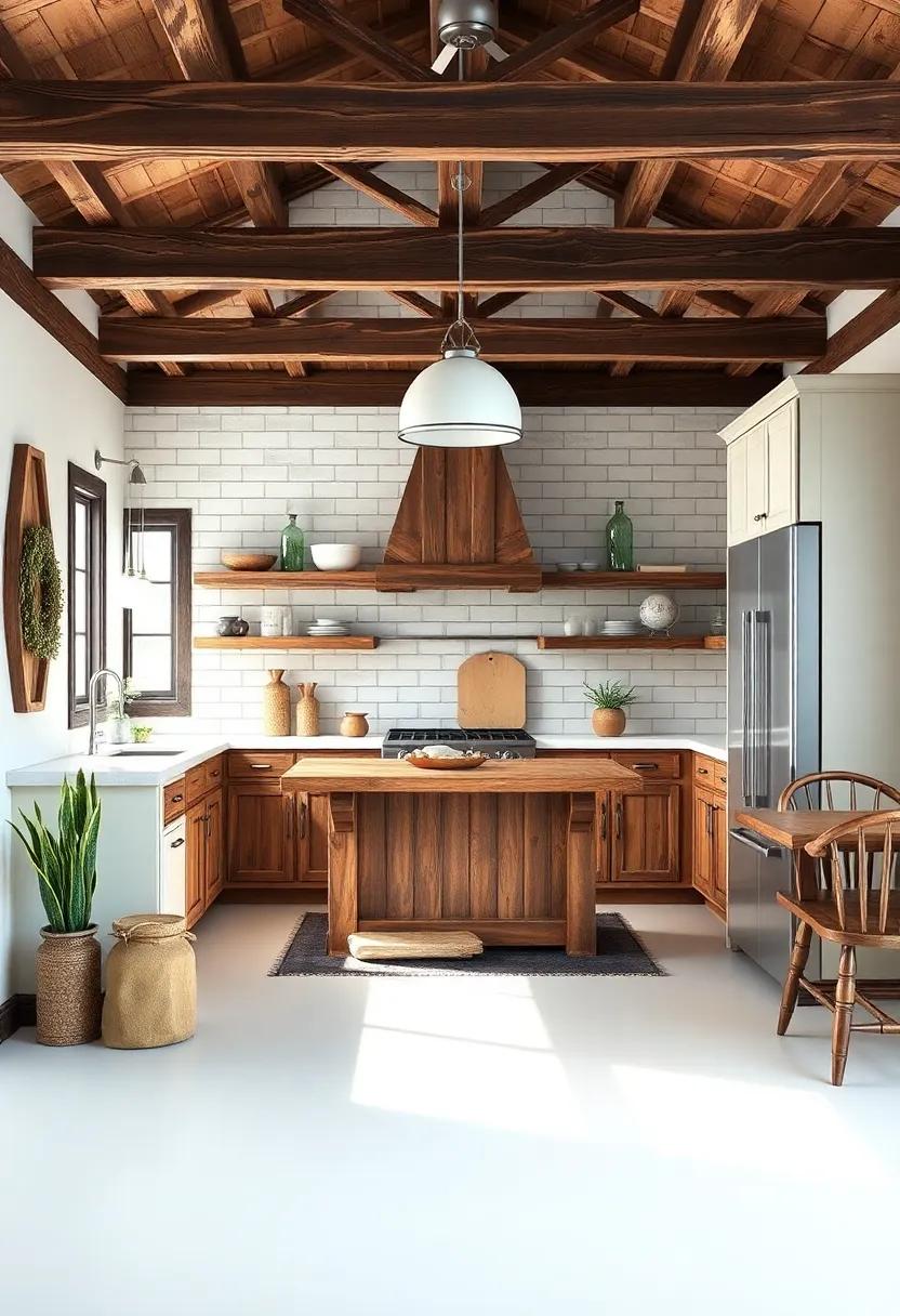 Focal Points: Statement Pieces in a Rustic Western Kitchen