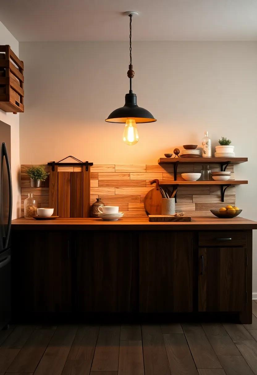 Rustic Lighting: Illuminating Your Kitchen with Warmth