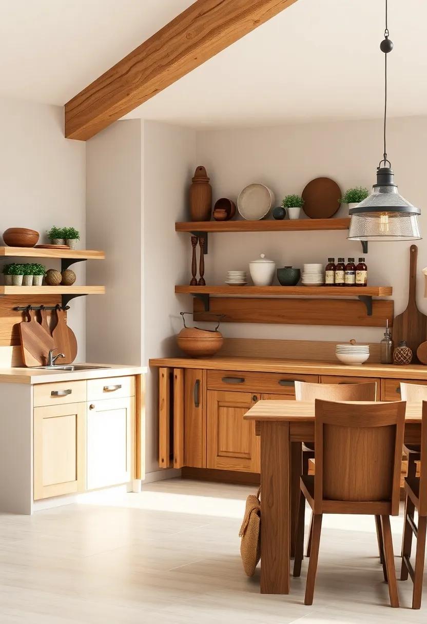 Wooden Accents: The Heart and Soul of Rustic Kitchen Decor