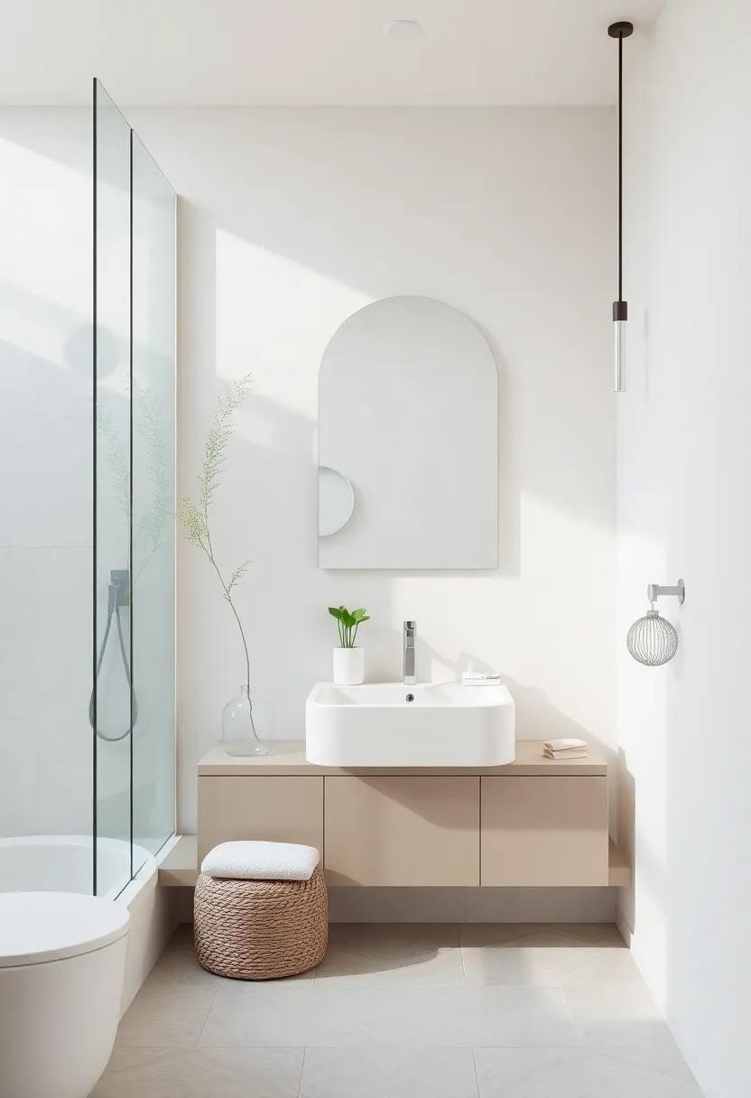Embracing Serenity: Achieving Modern Bathroom Decor with Minimal Clutter