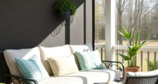 Enhancing Your Screened Porch: Stylish Metal Decor Ideas for a Chic Outdoor Retreat