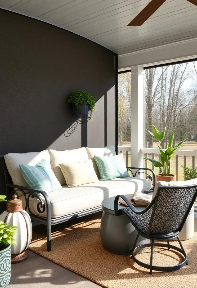 Enhancing Your Screened Porch: Stylish Metal Decor Ideas for a Chic Outdoor Retreat