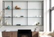 Embrace Elegance: Exploring the Charm and Functionality of Glass-Front Living Room Shelves