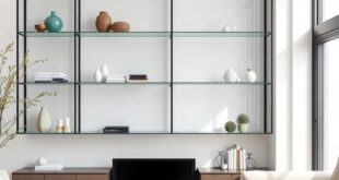 Embrace Elegance: Exploring the Charm and Functionality of Glass-Front Living Room Shelves