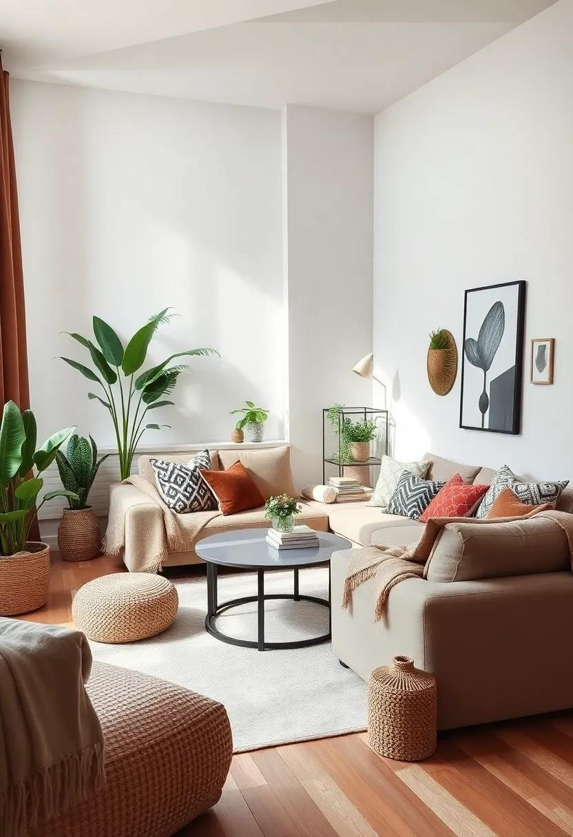 Embracing Boho-Chic: Transform Your Living Room with Eclectic Aesthetics and Cozy Vibes
