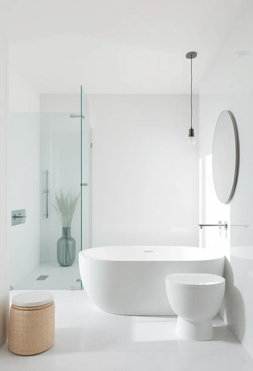 Elevate Your Space: Embracing Minimalist Bathroom Decor with Sleek Glass Elements